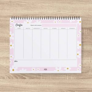 Planificador semanal «Confía»