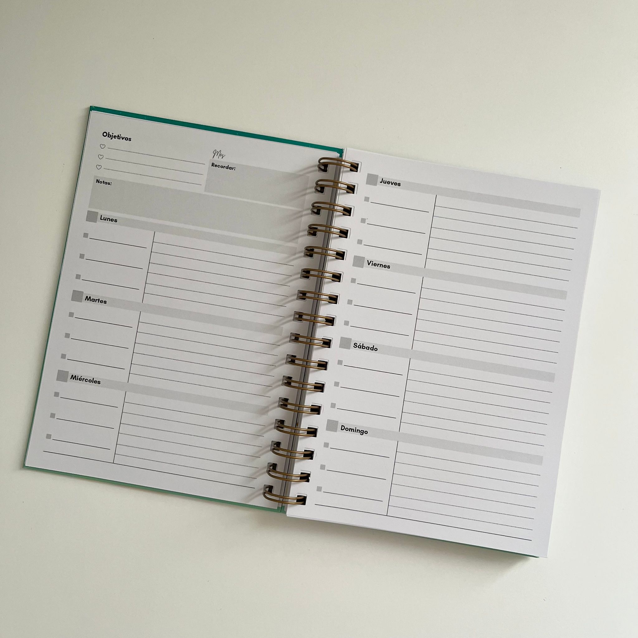 Agenda anual atemporal «Brilla» - Imagen 3